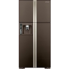 Холодильник Hitachi R-W662FPU3XGBW коричневого цвета