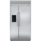 Холодильник General Electric ZSEP420DWSS с морозильником сбоку
