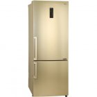Холодильник LG GC-B559EGBZ золотистого цвета
