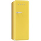 Холодильник Smeg FAB28RG1 жёлтого цвета