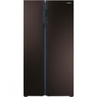 Холодильник Samsung RS552NRUA9M бордового цвета