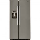 Холодильник General Electric GSE25HMHES серого цвета