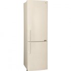 Холодильник LG GA-B489ZECL бежевого цвета