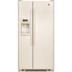 Холодильник General Electric GSE22ETHCC бежевого цвета