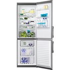 Холодильник Zanussi ZRB34237XA серого цвета