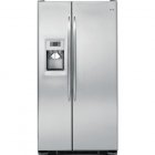 Холодильник General Electric PCE 23 VGXF SS с морозильником сбоку