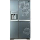 Холодильник LG GR-P247PGMK платинового цвета