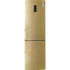 Холодильник LG GA-B499ZVTP золотистого цвета
