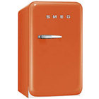 Холодильник Smeg FAB5RO оранжевого цвета