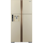 Холодильник Hitachi R-W722FPU1XGGL золотистого цвета