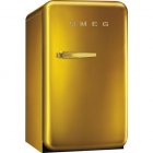 Холодильник Smeg FAB5RDG золотистого цвета