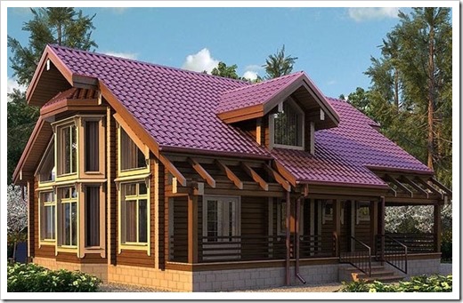 Крыша для деревянного дома